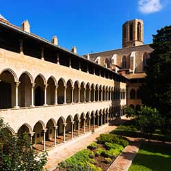 Monasterio de Pedralbes Barcelona monuments Monaster of Pedralbes